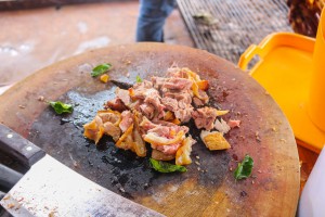 Xong veal and pork ear grill