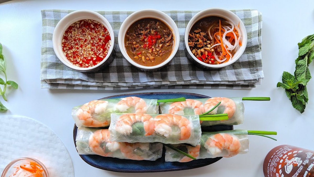 Traditional Fresh Vietnamese Spring Rolls (Goi Cuon) - Cooking Therapy