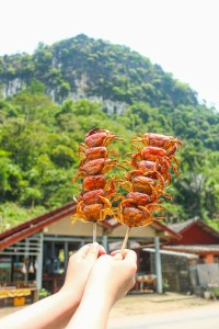 Crab Shop Phahom Vang Vieng