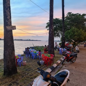 Ms. Nang street food  Mekong Riverbank